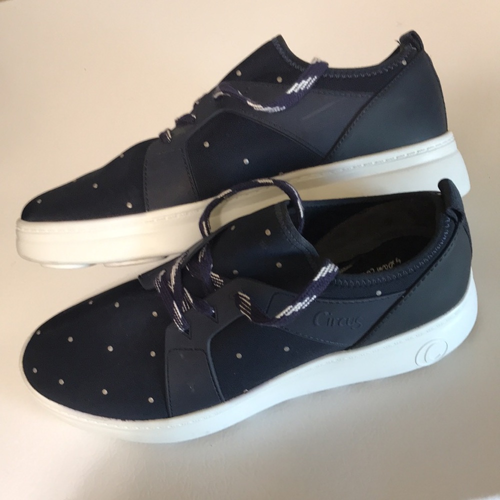 Sam Edelman Circus Women's Blue With Gold Dots Sneakers. Excellent Condition. - Picture 2 of 9
